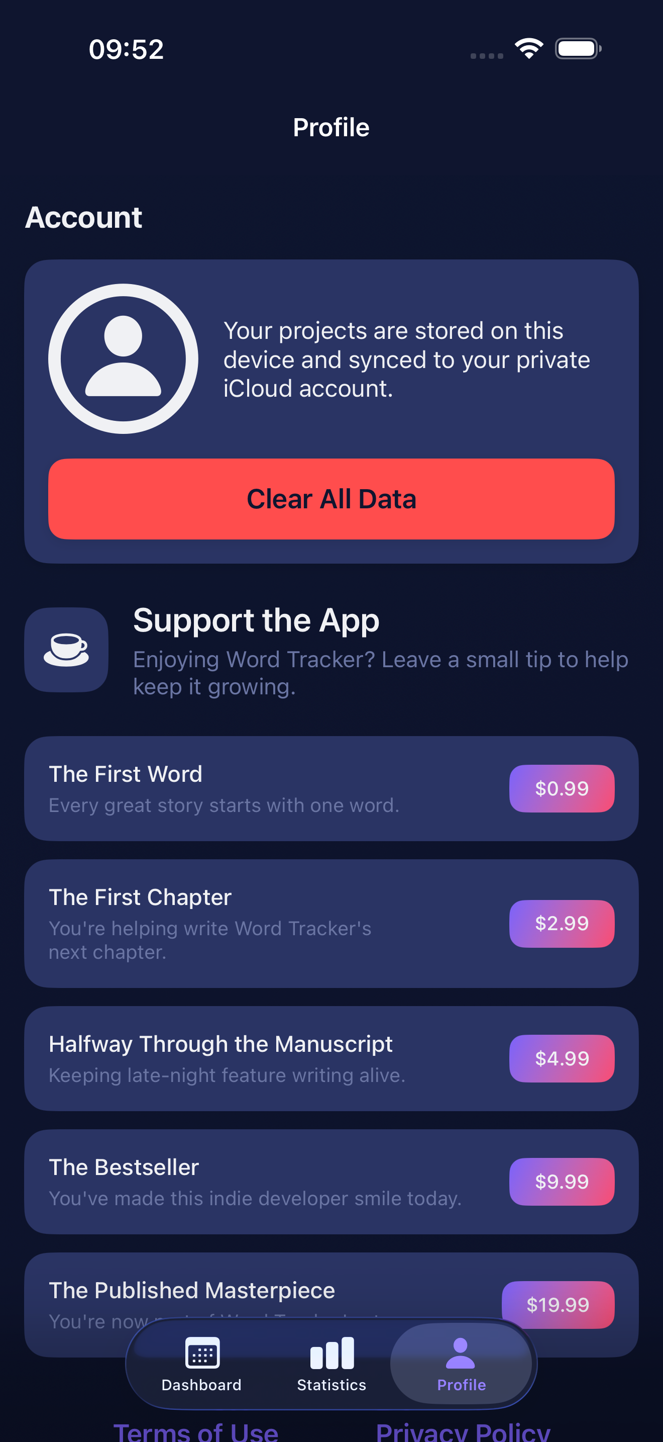 Word Tracker screenshot 3