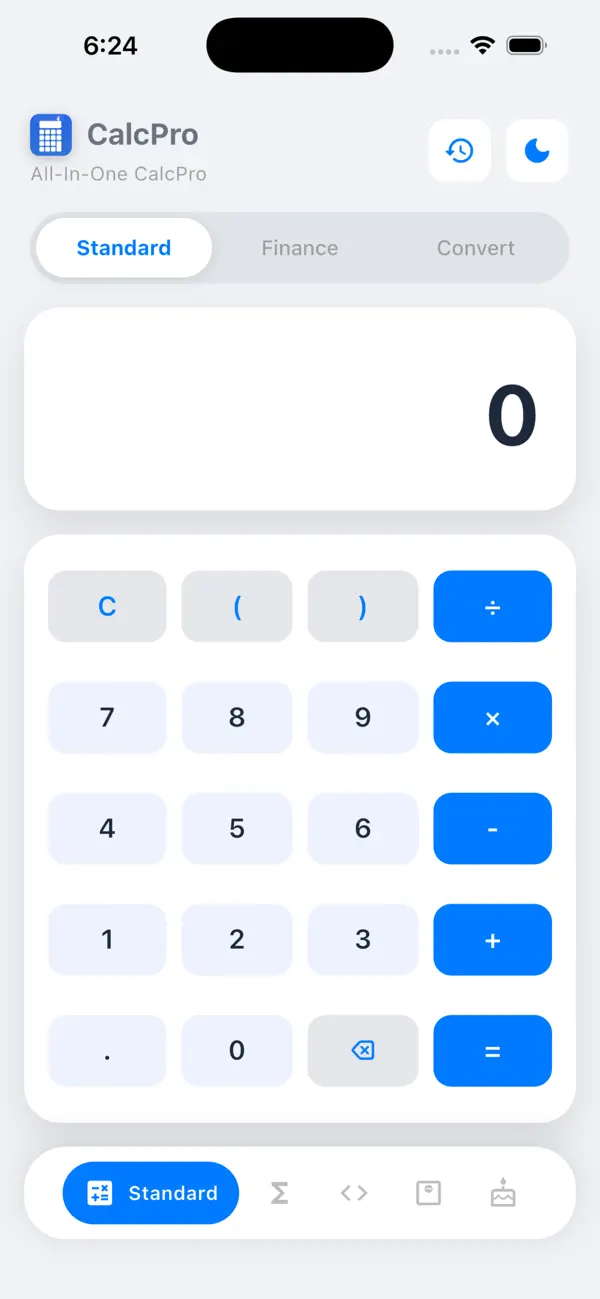 Screenshot #1 pour CalcPro: Finance & Scientific