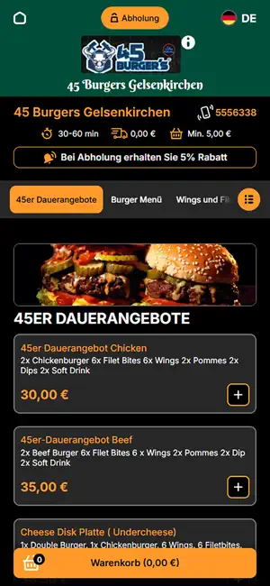 45 Burger screenshot 3