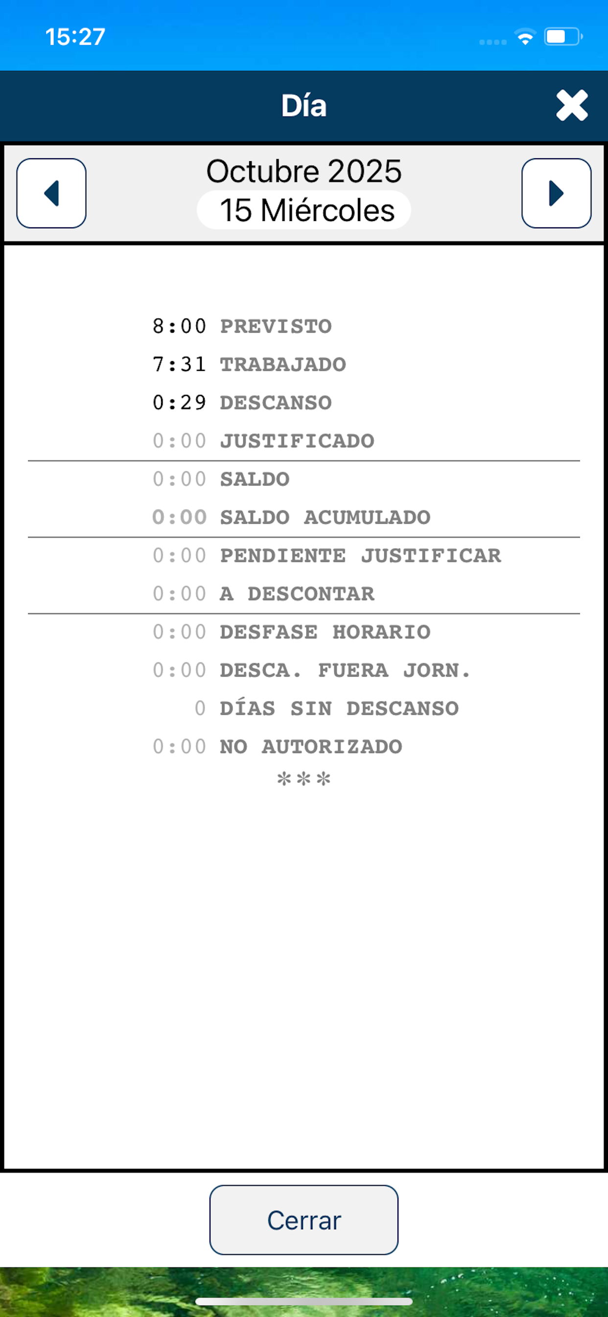 Portal Horario