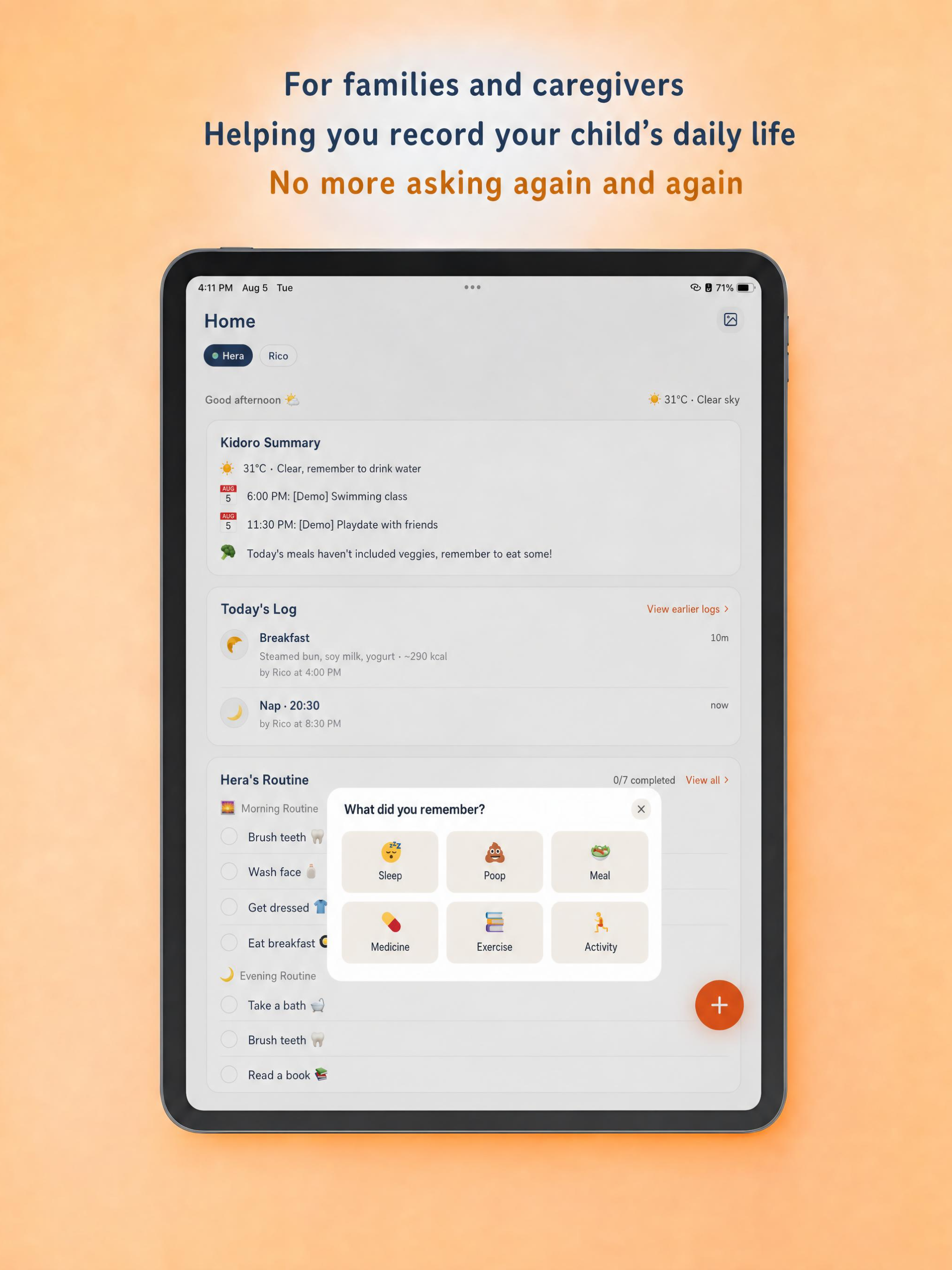 Kidoroo - Family Organizer screenshot 7