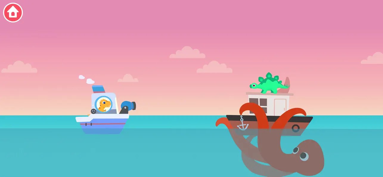 Screenshot #2 pour Patrouille Dinos Bateaux Jeux