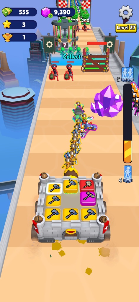 Era Evolution Run - See the distinct city environment providing a battleground and the diverse weapon choices available for the army.