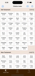 Scripture Citation Index screenshot #1 for iPhone