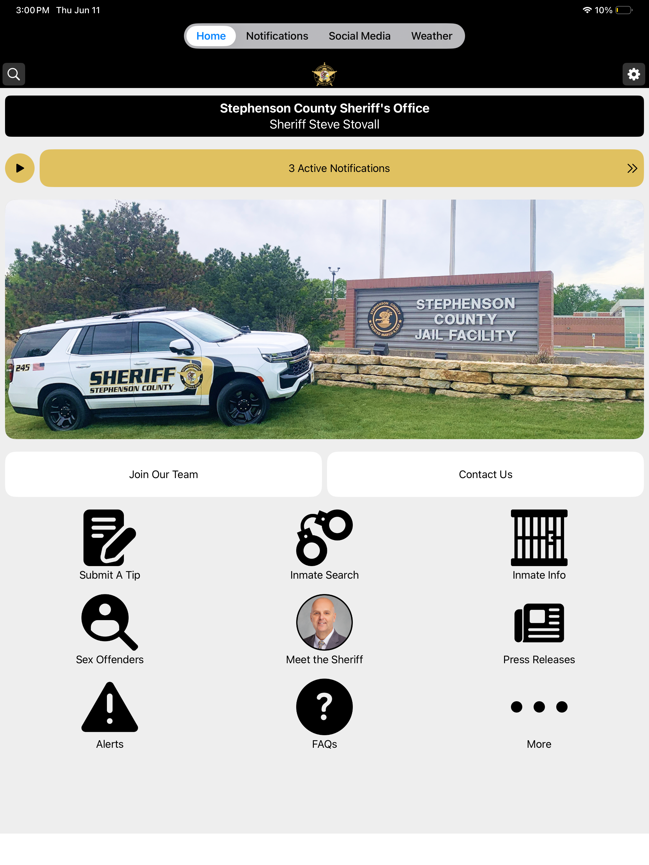 Stephenson County Sheriff IL