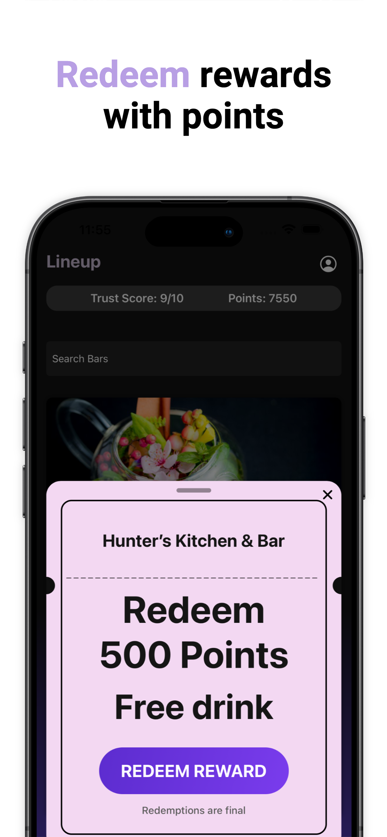 Lineup Live Bar Status screenshot 5