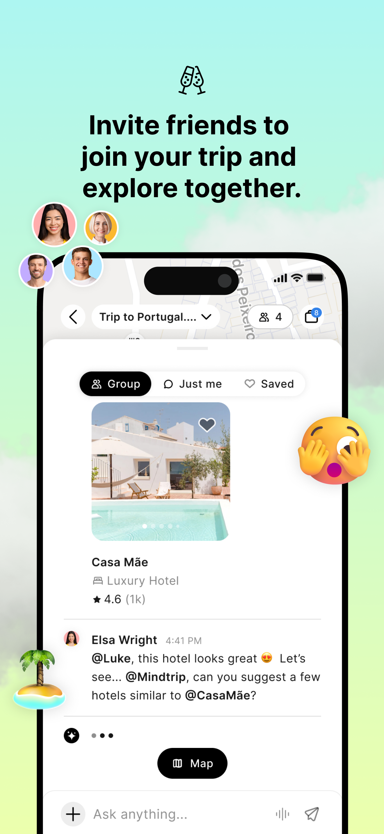 Mindtrip: AI Travel Companion