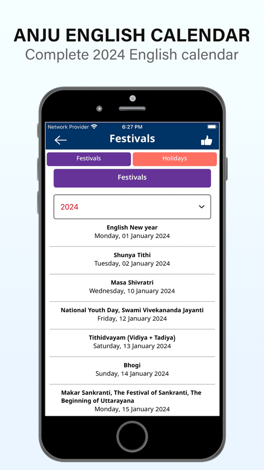 #6. 2026 Calendar App (iOS) 由: ANJU SIIMA TECHNOLOGIES PRIVATE LIMITED