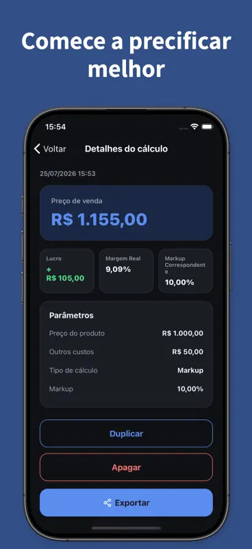 Calculadora de Margem de Lucro screenshot 8 of 8