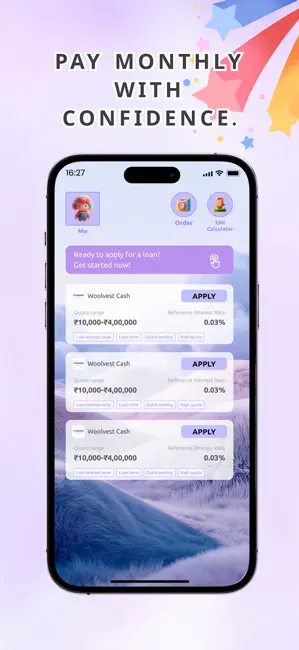 Woolvest Cash-instan loan iPhone screenshot 2