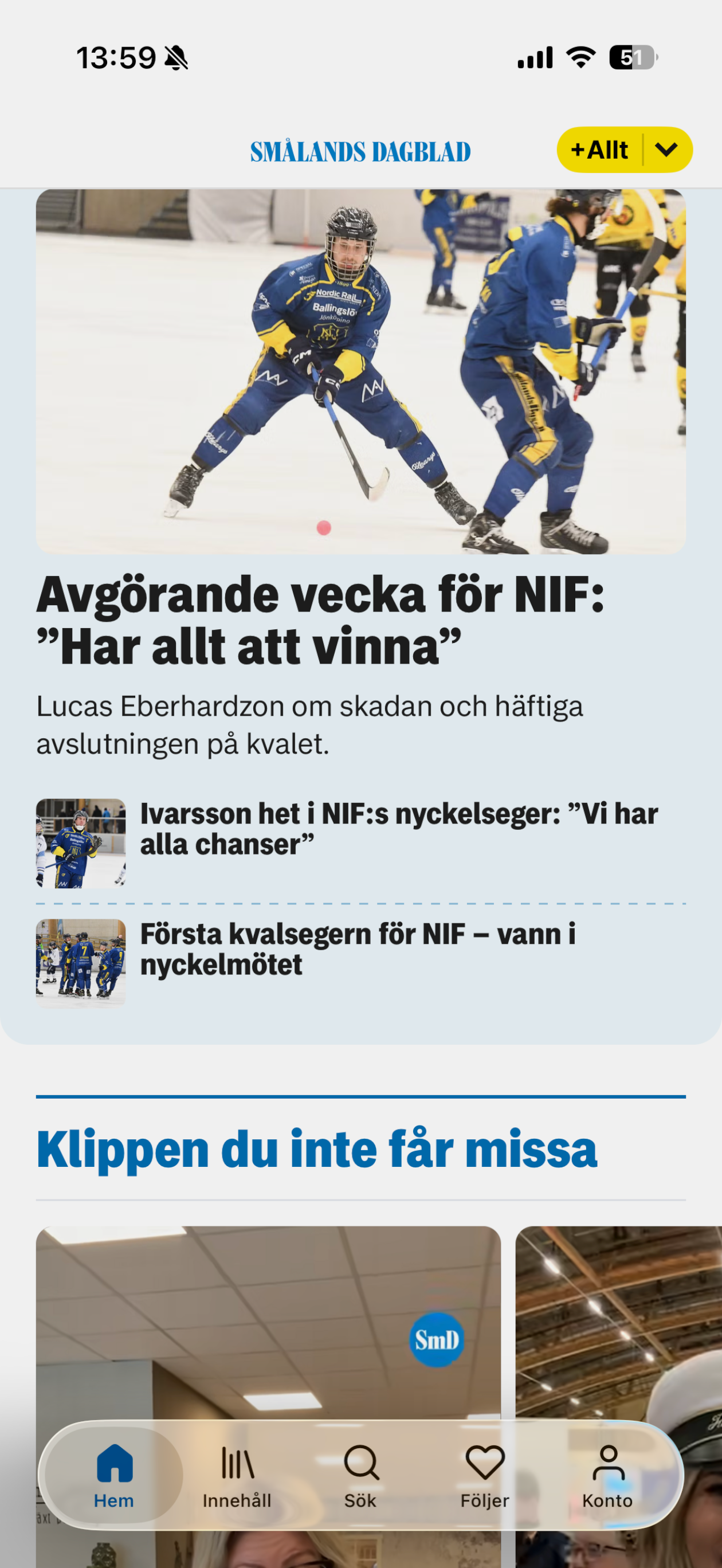 Smålands Dagblad screenshot 3