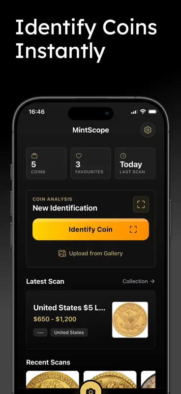 Coin Identifier: MintScope screenshot 1 of 8