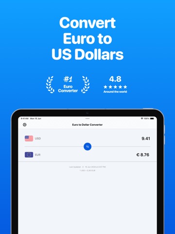 Euro to Dollar Converter—iEuroのおすすめ画像1