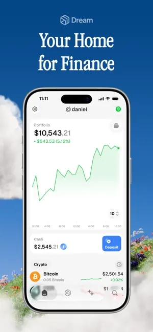 Dream: Your Home for Finance screenshot 1