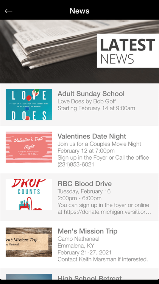 #3. Ravenna Baptist Church MI (iOS) 由: Ravenna Baptist Church
