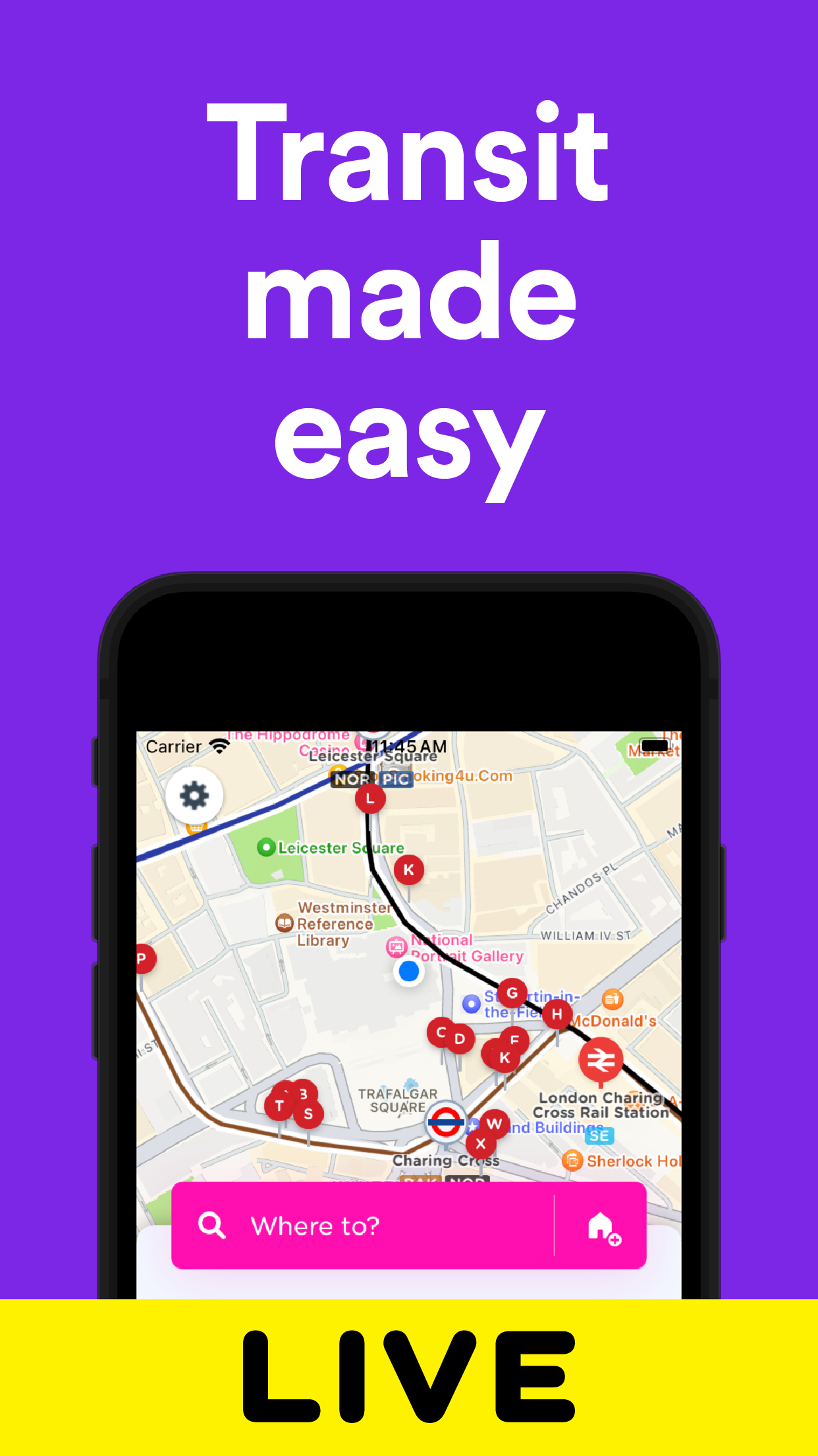 Momego: Live Transit Tracker