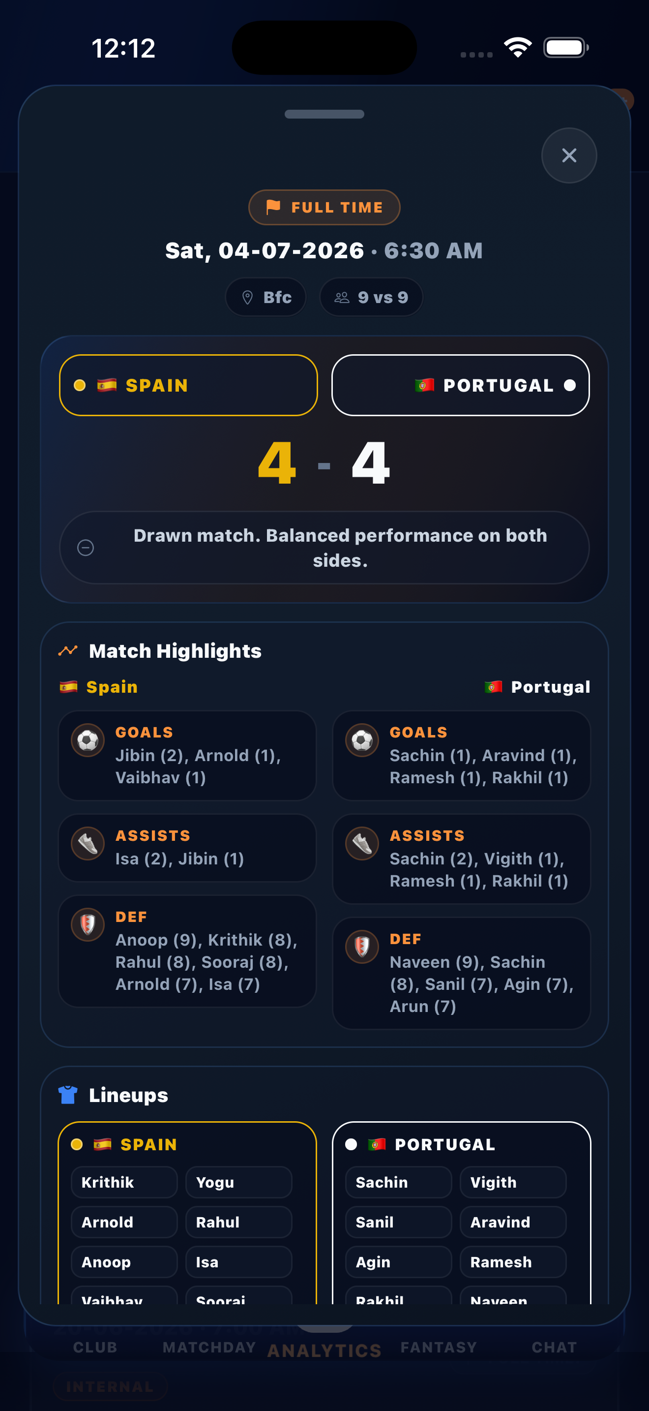 SOCCERHEROS MANAGER screenshot 4