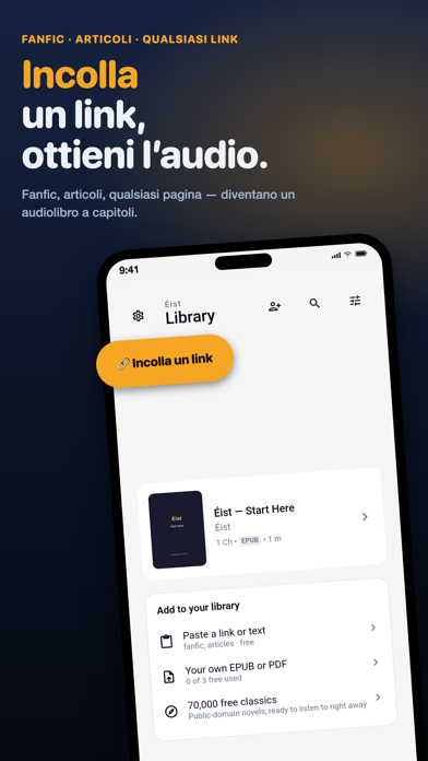 Éist: PDF/Ebook to Audiobook screenshot 2