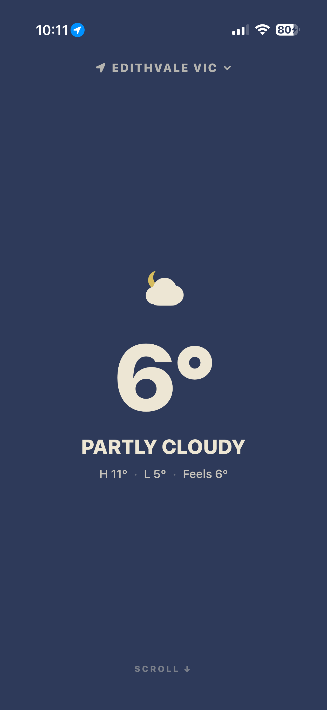 Fairweather Simple Weather screenshot 3