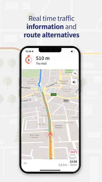Sat Nav Maps, GPS & Traffic Screenshot
