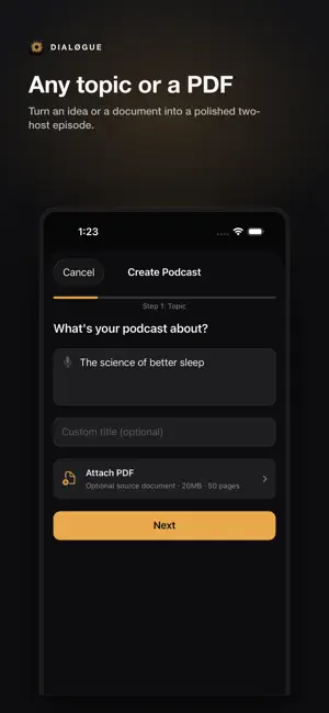 DIALØGUE - Podcast Maker screenshot 1