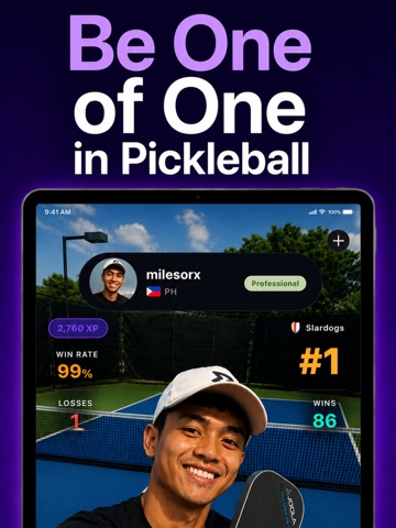 One Pickleball iPad screenshot 2