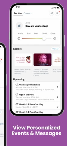 Nexus Family Recovery Center iPhone screenshot