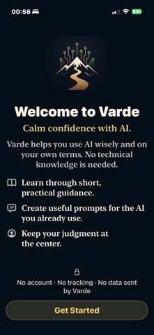 Varde: Calm AI Guide screenshot