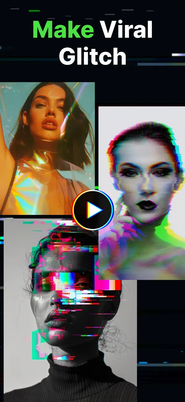 Screenshot #3 pour Glitch AI - AI Glitch FX Video