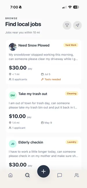 Sail - Neighborhood Jobs screenshot 1