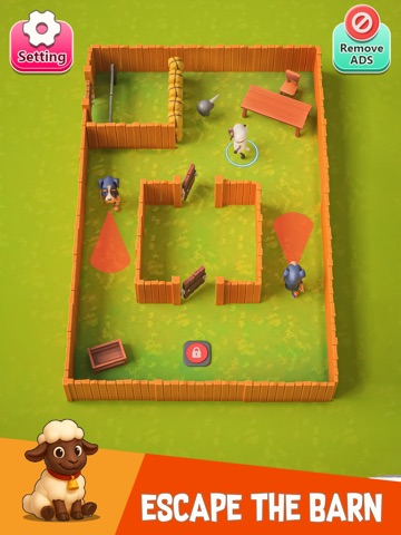 Sheep Escape : Hide 'N Seek iPad screenshot