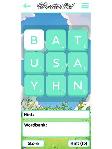 Wordtastic! - Word Puzzle Game iPad screenshot