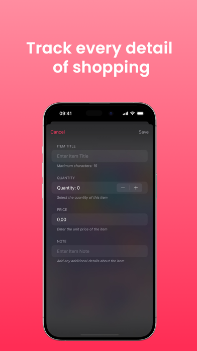 Grocery List Shopping Anylist Screenshot