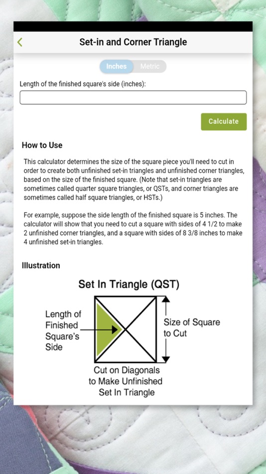 #4. QuiltingCalc (iOS) 由: Handmade Interactive LLC