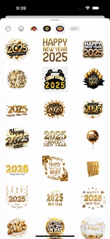 New Year 2025 - Fun Stickers screenshot