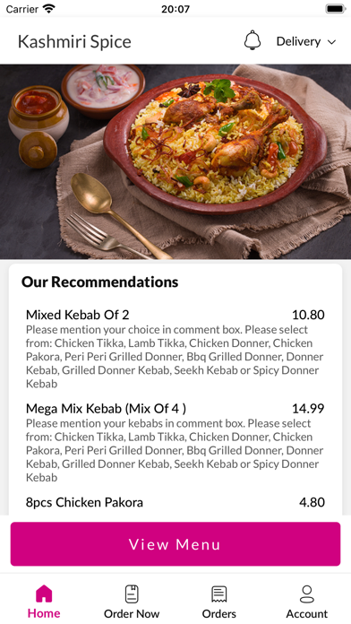 Kashmiri Spice - Kingsway Screenshot