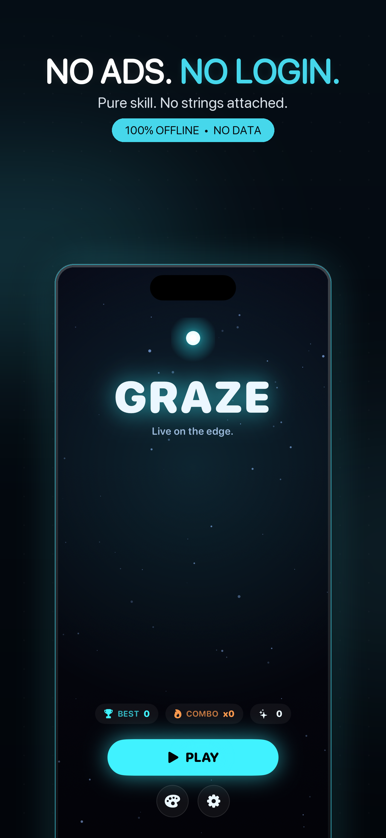 GRAZE: Neon Reflex Dodge screenshot 6