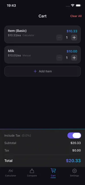 Logiscart: Price Calculator screenshot 1