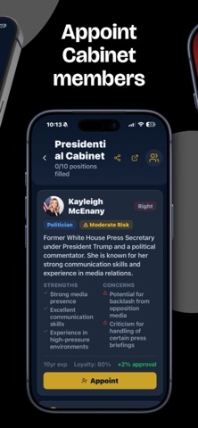 The Real POTUS iPhone screenshot