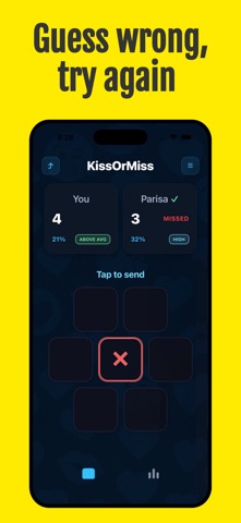 Couples Games: KissOrMiss iPhone screenshot