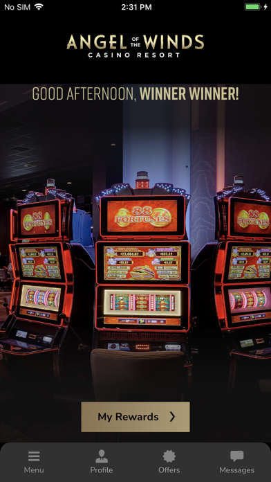 Angel Of The Winds Casino Screenshot