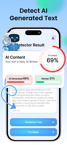Writefast: Less AI Writing iPhone screenshot