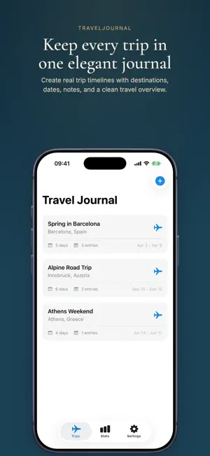 OurTravelJournal screenshot 1