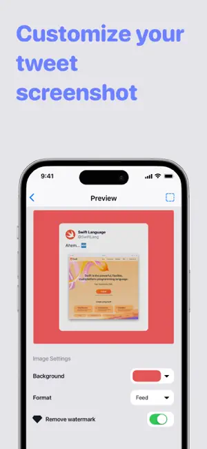 tweetsnap - tweet to image screenshot 3