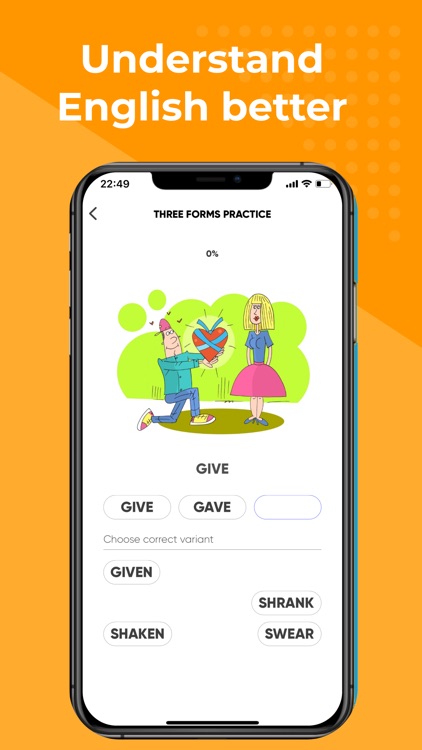IVERBS Irregular Verbs English screenshot-3
