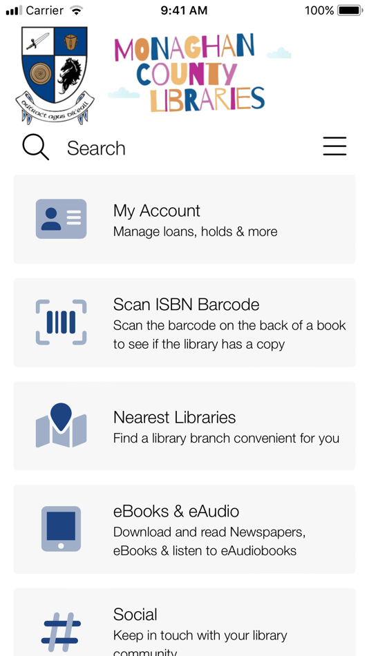 #1. Monaghan County Libraries (iOS) 来自: Monaghan County Libraries