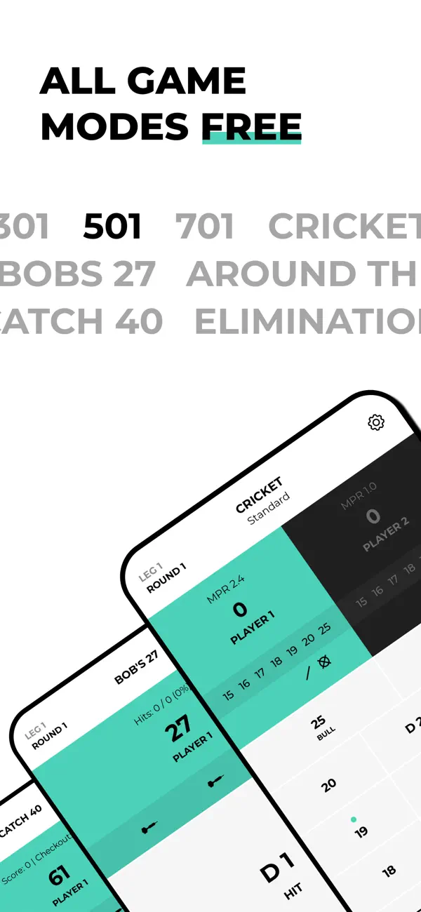 Screenshot #2 pour Darts Scorer 180