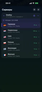 OneKey VPN screenshot 2