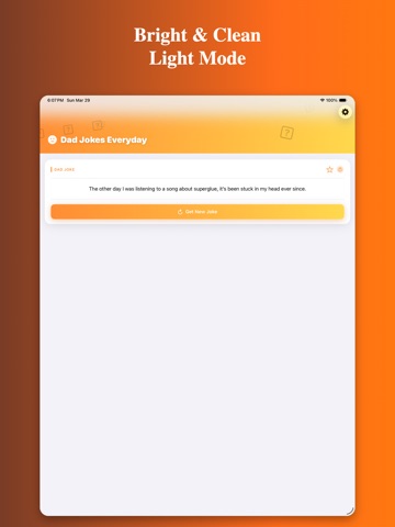 Dad Jokes Everyday iPad screenshot