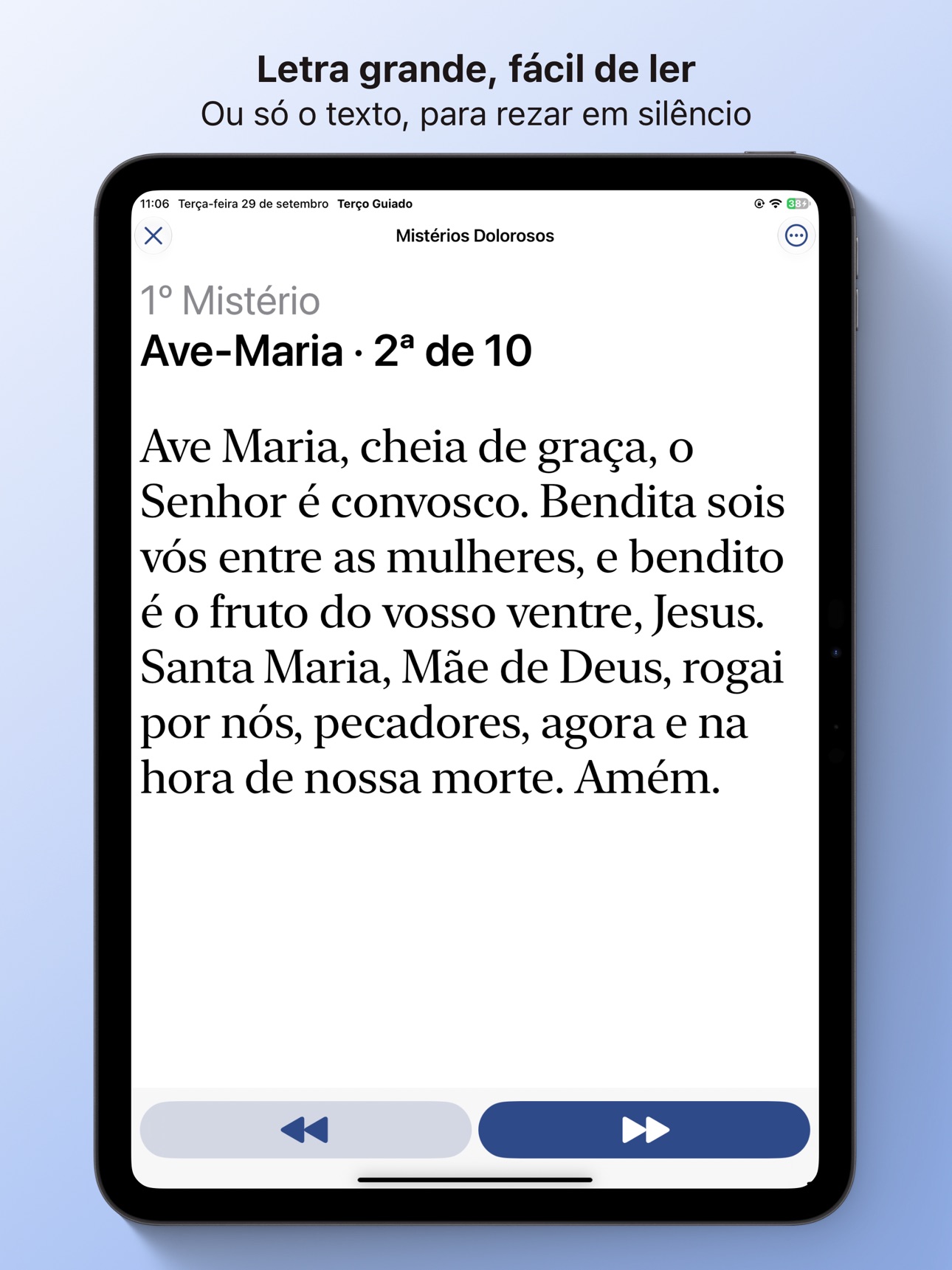 Screenshot 10 of Terço Guiado: Terço com Áudio